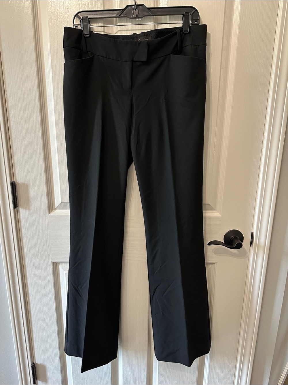 The Limited Black Boot-Cut Work Pants